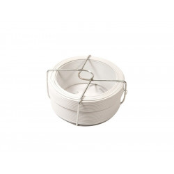 Fil d'attache blanc, section.  1.15 mm x L. 50 m - Sans marque