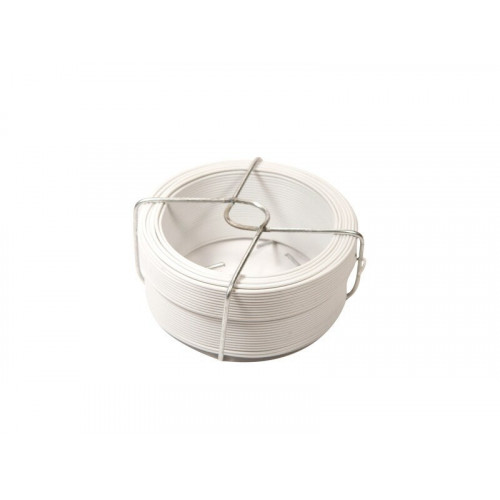 Fil d'attache blanc, section.  1.15 mm x L. 50 m - Sans marque