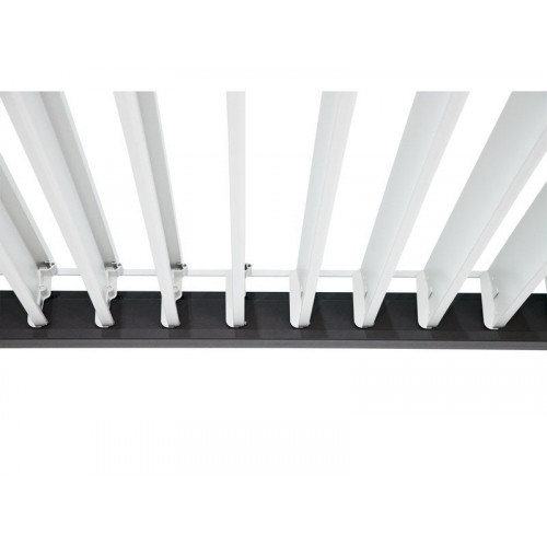 Pergola bioclimatique autoportante, Prima 4 x 3 m, aluminium, gris anthracite - Sans marque