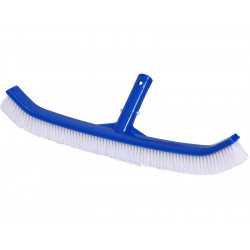 Balai brosse courbe bleu pour piscine - Sans marque