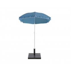 Parasol pied central bleu rond, L.180 x l.180 cm - Sans marque
