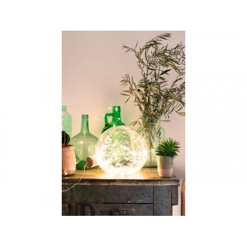 Lampe en verre blanc chaud - BLACHERE ILLUMINATION