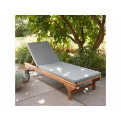 Coussin Perla, taupe l.60 x H.6 cm - Sans marque