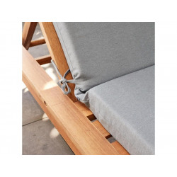 Coussin Perla, taupe l.60 x H.6 cm - Sans marque