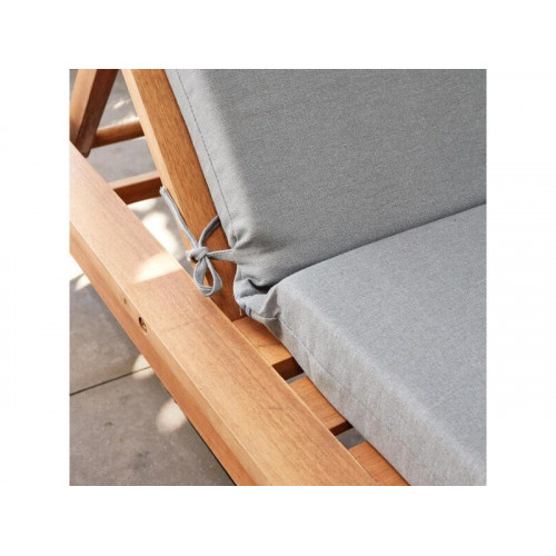 Coussin Perla, taupe l.60 x H.6 cm - Sans marque