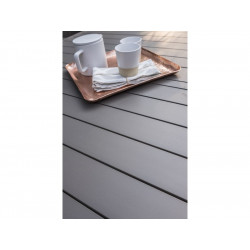Table de jardin de repas DCB GARDEN Miami rectangulaire taupe 6 à 10 personnes - DCB GARDEN
