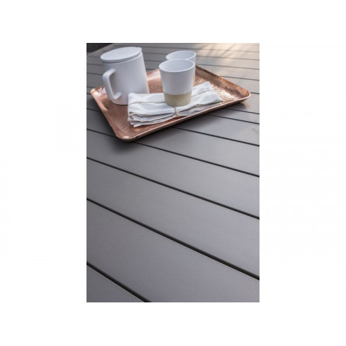 Table de jardin de repas DCB GARDEN Miami rectangulaire taupe 6 à 10 personnes - DCB GARDEN