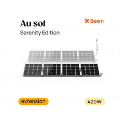 Panneau solaire Beem Serenity, kit d'extension 420W, installation au sol - BEEM