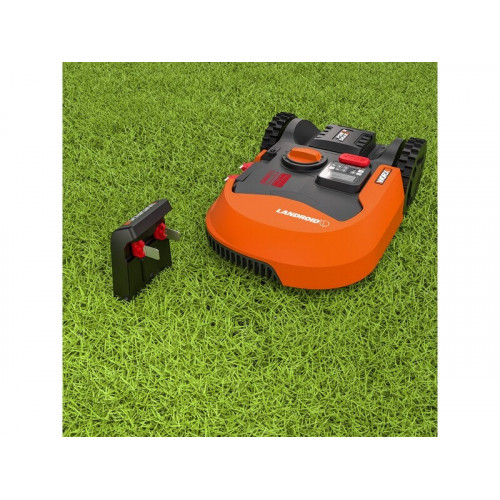 Robot tondeuse connecté WORX L2000 Wr155E wifi, 2000 m², l. 22 cm - Worx