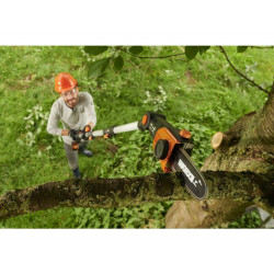 Elagueuse sur perche sur batterie WG349.9, WORX, 20 V guide de 20 cm - Worx