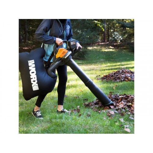 Aspirateur souffleur broyeur sur batterie WORX vendu sans batterie - Worx