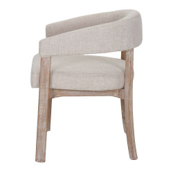 Chaise en bois avec un style contemporain - modèle 012 - beige - MWlab