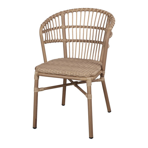Chaise d’extérieur avec un style bistrot - modèle 035 - naturel - MWlab