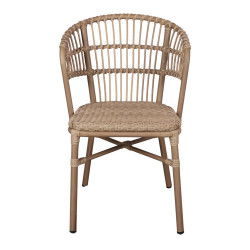 Chaise d’extérieur avec un style bistrot - modèle 035 - naturel - MWlab