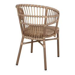 Chaise d’extérieur avec un style bistrot - modèle 035 - naturel - MWlab
