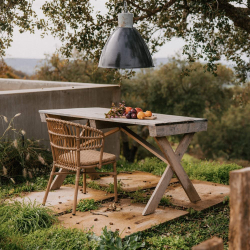 Chaise d’extérieur avec un style bistrot - modèle 035 - naturel - MWlab