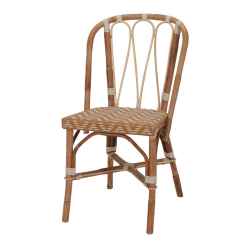 Chaise en rotin avec un style bistrot - modèle 037 - curry - MWlab