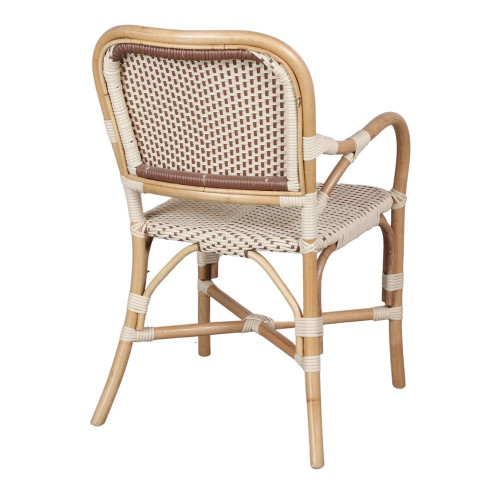 Chaise en rotin avec un style bistrot - modèle 041 - beige - MWlab