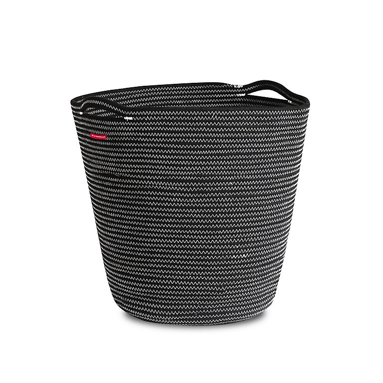 Panier à bûches et déco - Navy - noir