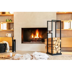 Range-bûches - Pure - noir - Origine France - LE MARQUIER