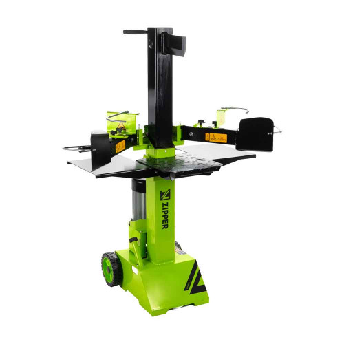 Fendeur de bûches vertical professionnel - 8 tonnes et 21 Mpa - IP54 - Zipper