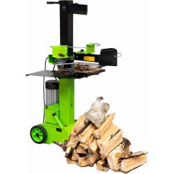 Fendeur de bûches vertical professionnel - 8 tonnes et 21 Mpa - IP54 - Zipper