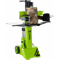 Fendeur de bûches vertical professionnel - 8 tonnes et 21 Mpa - IP54 - Zipper