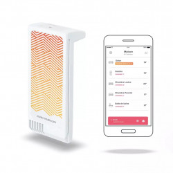 Intuis connect - K7 CONNECTÉE - compatible WALTER, ACTIFLO - 6x14x5 cm - blanc - Noirot