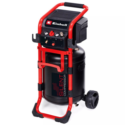 Compresseur silencieux TE-AC 270/50 Silent - 1650W - 270L/min - 10 bar - cuve 50L - 70dB - EINHELL