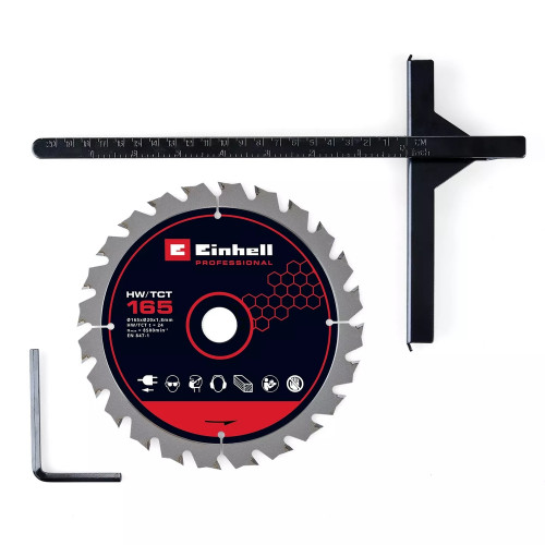 Scie circulaire sans fil TP-CS 18/165 Li BL-Solo - 18V - brushless - coupé 59mm - LED intégrée - sans batterie/chargeur - EINHELL