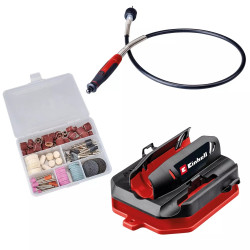 Outil de meulage et de gravure - TC-MT 150 E - 150 W - 10 000-35 000 tr/min - 117 accessoires - EINHELL 