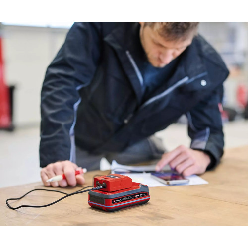 Bloc d’alimentation USB Power X-Change 18 V – TC-CP 18 Li USB A/C-Solo – Charge smartphones et tablettes - EINHELL 