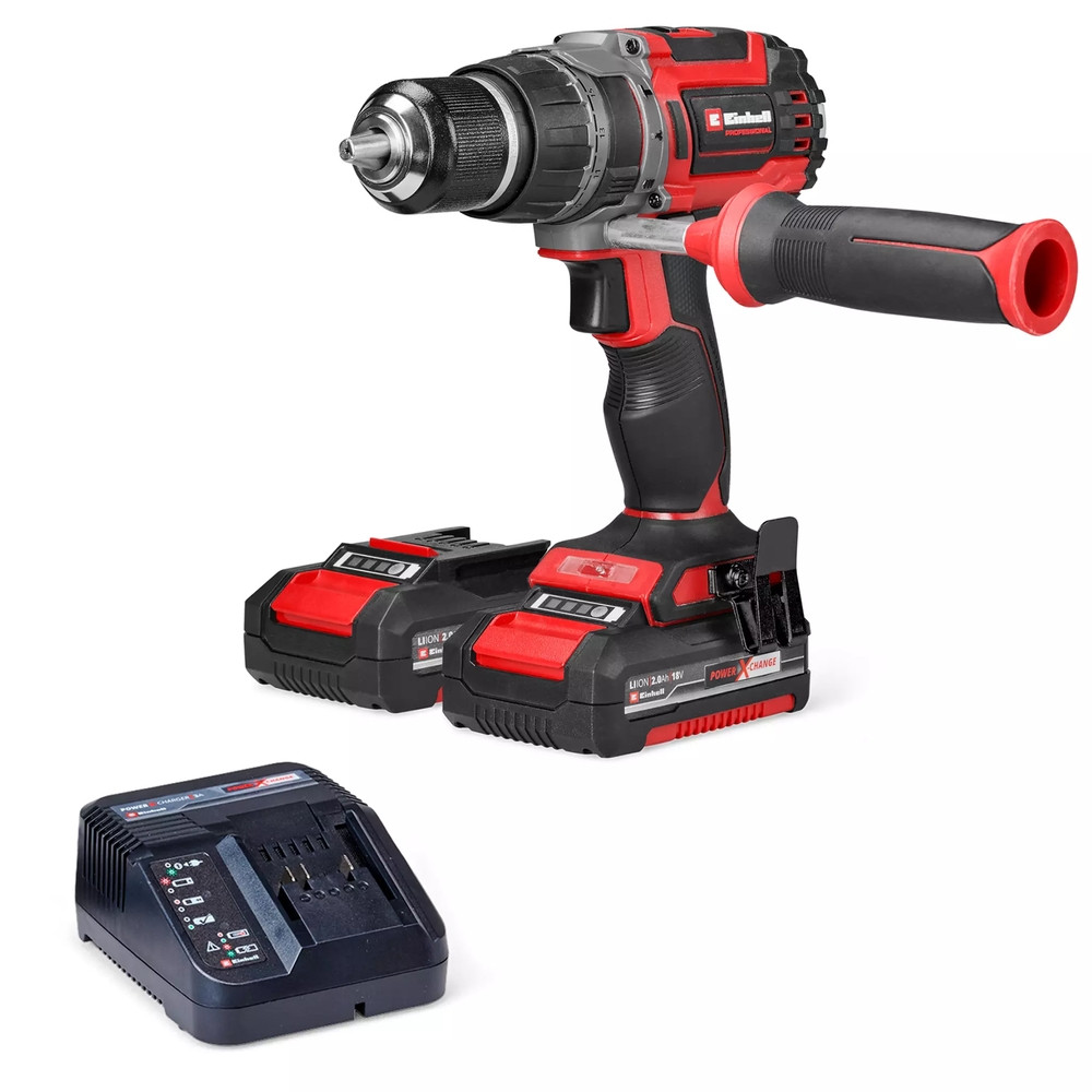 Perceuse-visseuse percussion TP-CD 18/70 Li-i BL (2x2,0 Ah) - 18V - brushless - 70Nm - 2 vitesses