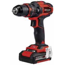 Perceuse-visseuse percussion TE-CD 18/40 Li-i 64 (1x2,0 Ah) - 18V - 40Nm - 64 accessoires de marque EINHELL , référence: B8952500