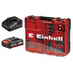 Perceuse-visseuse percussion TE-CD 18/40 Li-i 64 (1x2,0 Ah) - 18V - 40Nm - 64 accessoires - EINHELL