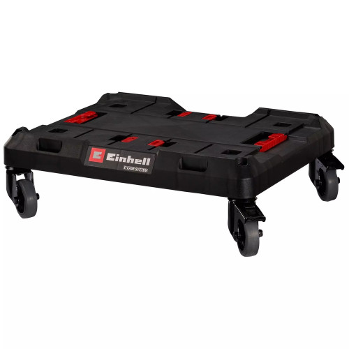 Chariot roulant E-Case Rollbrett - charge max 120kg - 4 roulettes pivotantes - freins intégrés - EINHELL
