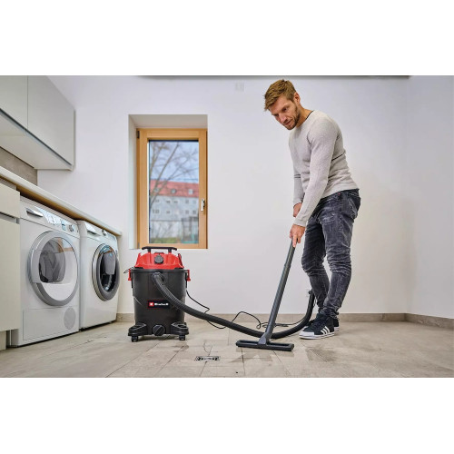 Aspirateur eau/poussière TC-VC 1930 A - 1500W - cuve plastique 30L - prise asservie - soufflerie - EINHELL
