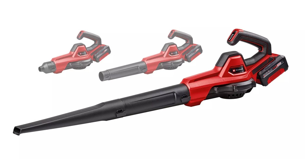 Einhell Souffleur sans Fil GE UB 18250 Li E Kit Power X Change 18V Vitesse dair 250 kmh Livré avec Batterie 4 0 Ah et - vue 5