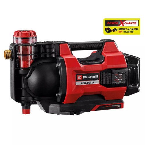Pompe jardin auto. AQUINNA 18/30 F LED - 18V - 3000L/h - 2,8 bars - mode BOOST/ECO - sans batterie - EINHELL