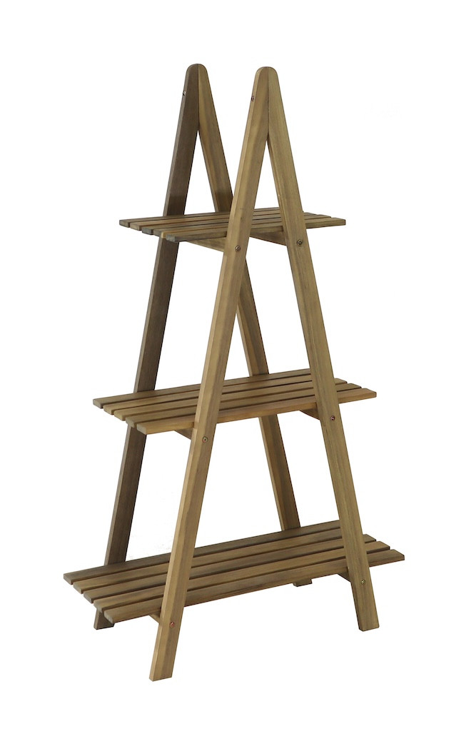 Étagère fixe 2 niveaux Acacia FSC 100%