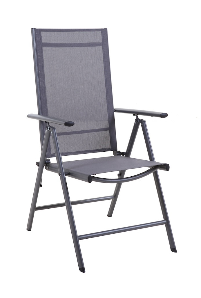 Fauteuil multiposition AVILA Aluminium époxy Toile TPEP Pliant