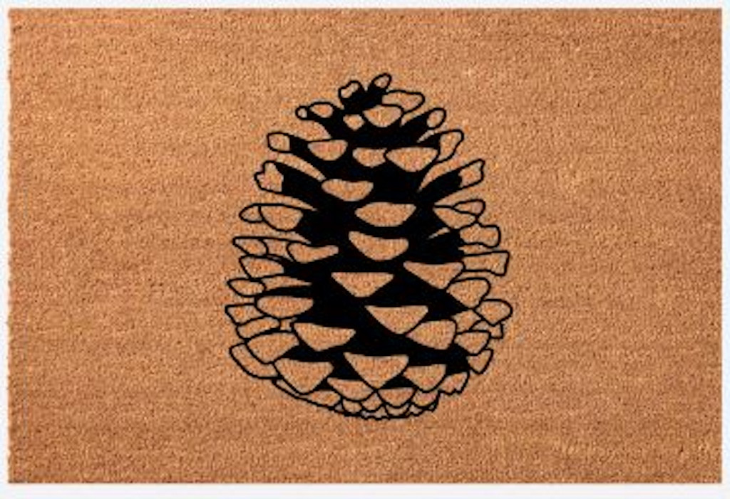 Paillasson 75x45 Fibre Naturelle Pomme de Pin