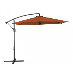 Parasol déporté - ECO - Acier - Ø300 - Sienne - PROLOISIRS
