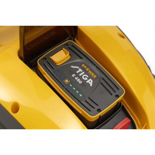 Tondeuse sans fil silencieuse - Combi 344e Kit - largeur coupe 42 cm - jaune - Stiga