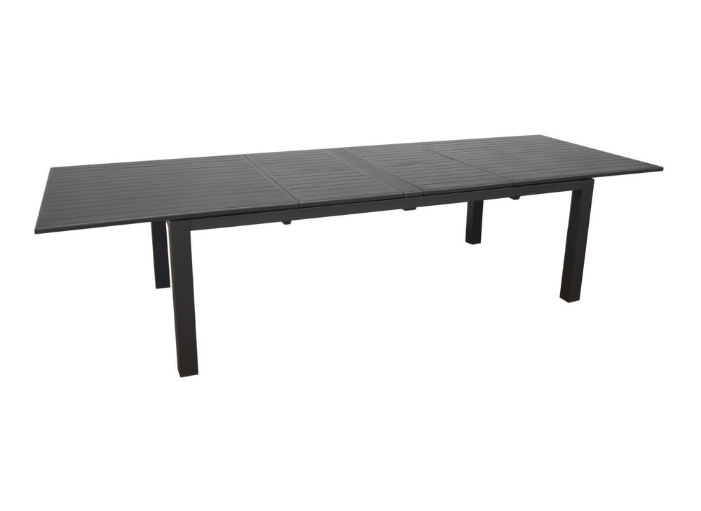 PROLOISIRS Table de jardin rectangulaire extensible Genes 220270320 cm - vue 2