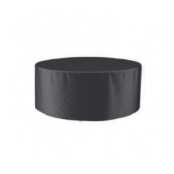 Housse imperméable pour table ronde - FUNDAS - tissu noir ou gris foncé - imperméable - Ø250 cm de marque Luna Distribuciones, référence: J8989800