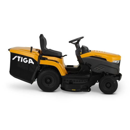 Tondeuse autoportée thermique 586 cm3 - Estate 598 W - coupe 98 cm - bac 240L - transmission hydrostatique fluide - jaune - Stiga