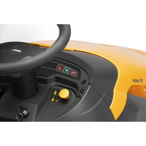 Tondeuse autoportée thermique 452 cc - Estate 798 - bac 300L - coupe 102 cm - jusqu'à 6000m² - jaune - Stiga