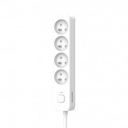 Multiprise 4P  2P+T 16A, câble 3G1,5mm2, 3 mètres de marque Quarx, référence: B8999000