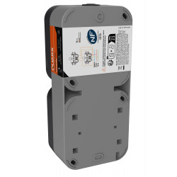 Double prise verticale extérieur IP55 - Aquapro - Quarx